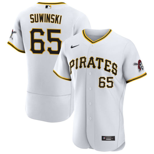 Jack Suwinski Pittsburgh Pirates Nike Home Authentic Jersey - White