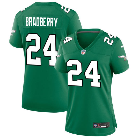 James Bradberry Philadelphia Eagles Nike Women's Alternate Game Jersey - Kelly Green