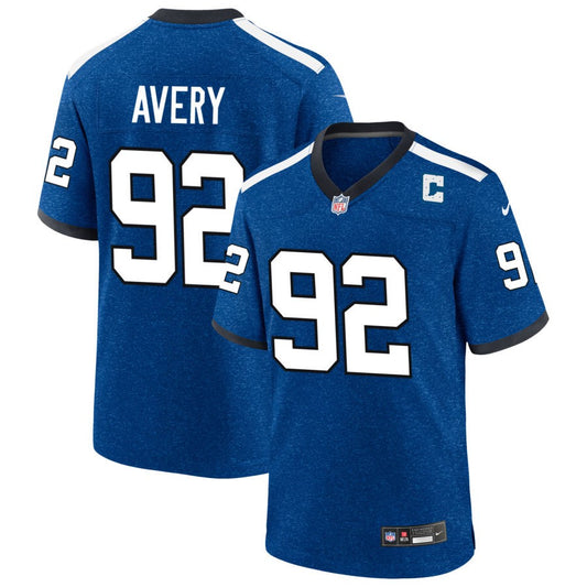 Genard Avery  Indiana Nights Indianapolis Colts Nike Alternate Game Jersey - Blue