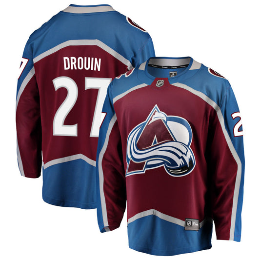 Jonathan Drouin Colorado Avalanche Fanatics Branded Home Breakaway Jersey - Maroon