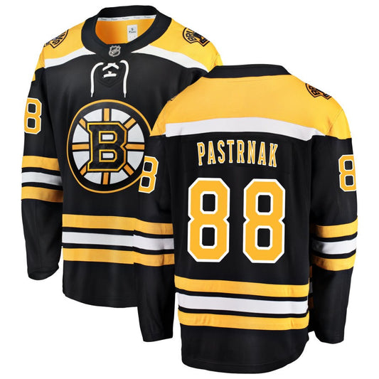 David Pastrnak Boston Bruins Fanatics Branded Home Breakaway Jersey - Black