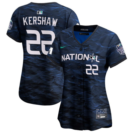 Clayton Kershaw  National League Nike Women's 2023 MLB All-Star Game Pick-A-Player Limited Jersey - Royal