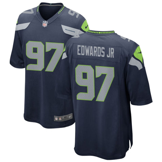 Mario Edwards Jr Seattle Seahawks Nike Game Jersey - College Navy