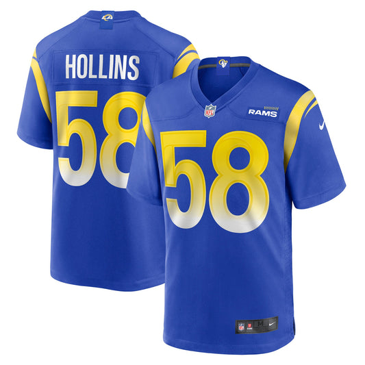 Justin Hollins Los Angeles Rams Nike Game Jersey - Royal