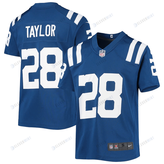 Jonathan Taylor 28 Indianapolis Colts Youth Game Jersey - Royal
