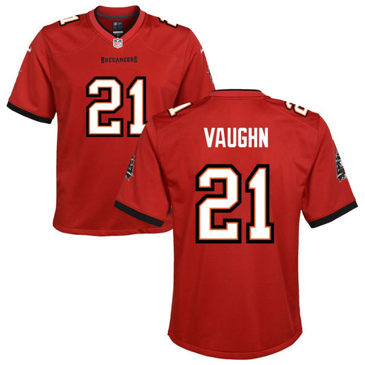 Ke'Shawn Vaughn Nike Tampa Bay Buccaneers Youth Game Jersey - Red