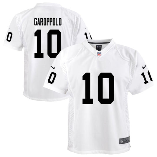 Jimmy Garoppolo Las Vegas Raiders Nike Youth Team Game Jersey - White