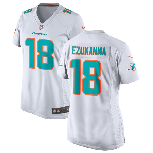 Erik Ezukanma Miami Dolphins Nike Women's Jersey - White