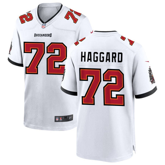 Luke Haggard Nike Tampa Bay Buccaneers Game Jersey - White