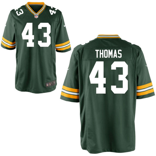 Kiondre Thomas Green Bay Packers Nike Youth Game Jersey - Green