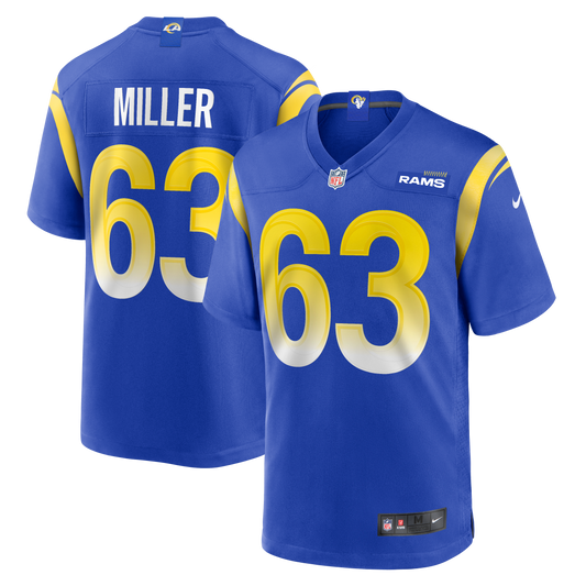 Grant Miller Los Angeles Rams Nike  Game Jersey - Royal