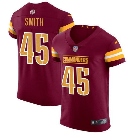 Kaden Smith Washington Commanders Nike Vapor Untouchable Elite Jersey - Burgundy