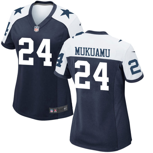 Israel Mukuamu Dallas Cowboys Nike Women's Alternate Game Jersey - Navy