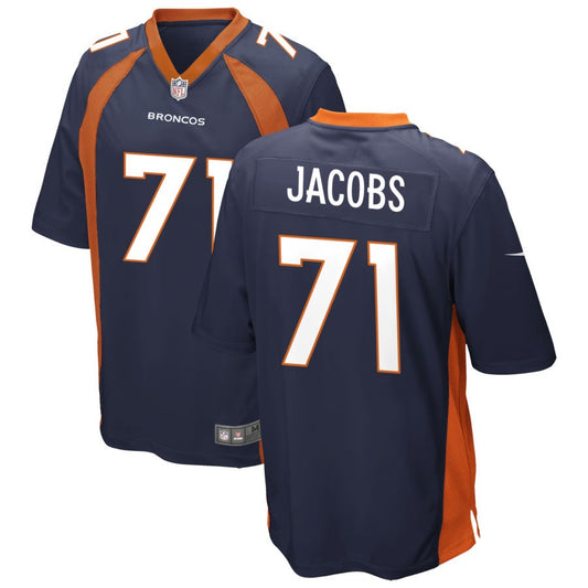 Demontrey Jacobs Denver Broncos Nike Youth Game Jersey - Navy