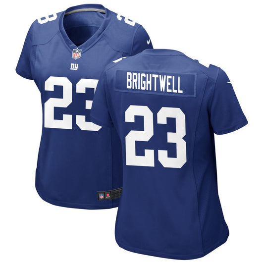 Gary Brightwell New York Giants Nike Women's Jersey - Royal