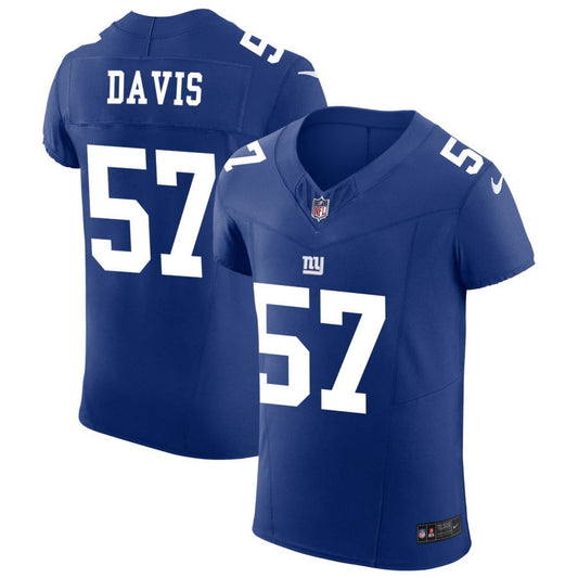 Jarrad Davis New York Giants Nike Vapor F.U.S.E. Elite Jersey - Royal