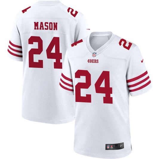 Jordan Mason San Francisco 49ers Nike Game Player Jersey - White