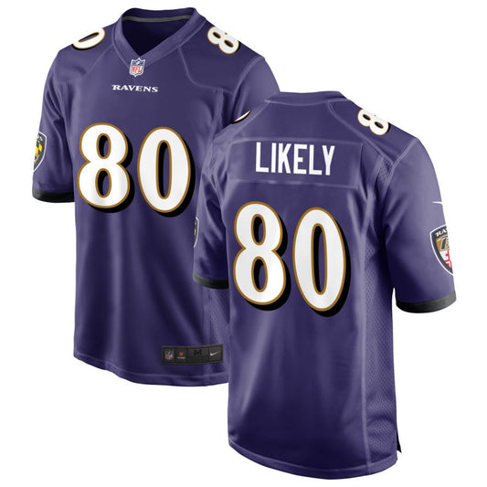 Isaiah Likely Baltimore Ravens Nike Game Jersey - Purple