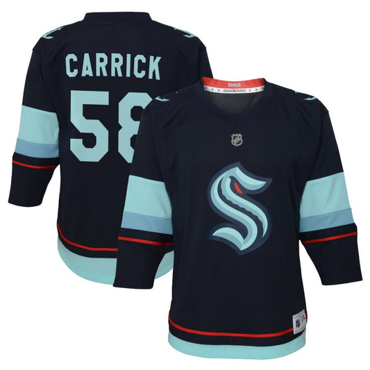 Connor Carrick Seattle Kraken Toddler Home Replica Jersey - Navy
