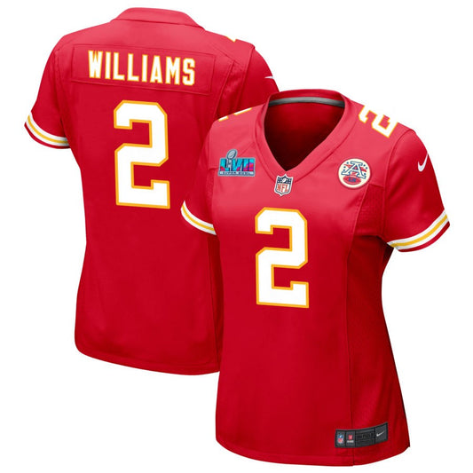 Joshua Williams Kansas City Chiefs Nike Women's Super Bowl LVII Game Jersey - Red
