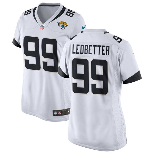 Jeremiah Ledbetter Jacksonville Jaguars Nike Women's Game Jersey - White