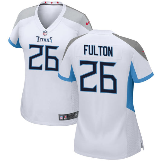 Kristian Fulton Tennessee Titans Nike Women's Game Jersey - White