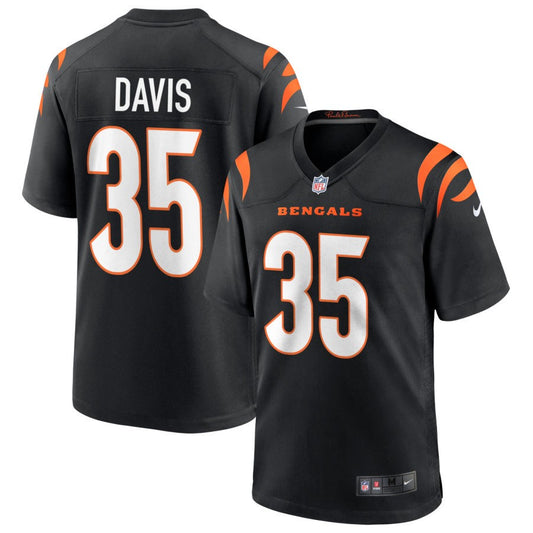 Jalen Davis Cincinnati Bengals Nike Youth Logo Game Jersey - Black