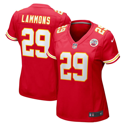 Chris Lammons Kansas City Chiefs Nike Women's Team Game Player Jersey - Red