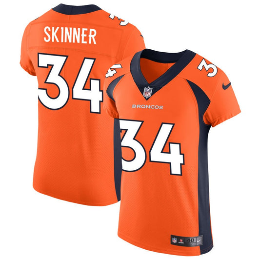 JL Skinner Denver Broncos Nike Vapor Untouchable Elite Jersey - Orange