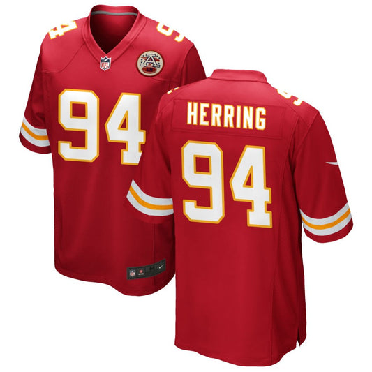 Malik Herring Kansas City Chiefs Nike Game Jersey - Red