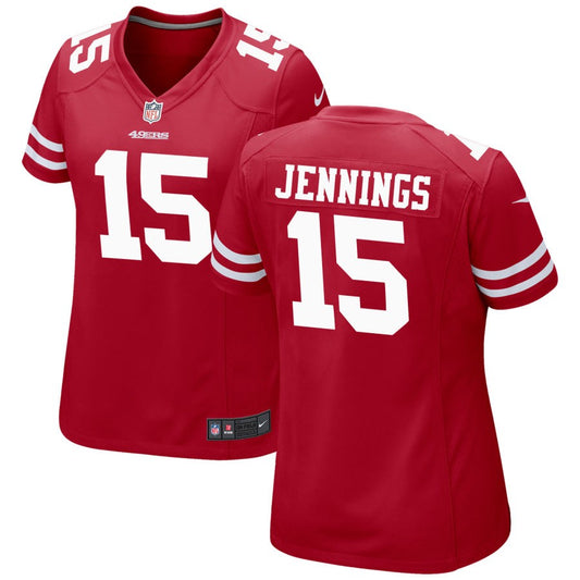 Jauan Jennings San Francisco 49ers Nike Women's Game Jersey - Scarlet