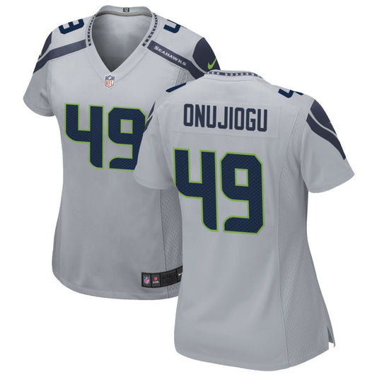 Joshua Onujiogu Seattle Seahawks Nike Women's Alternate Game Jersey - Gray