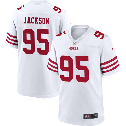 Drake Jackson San Francisco 49ers Nike Youth Game Jersey - White