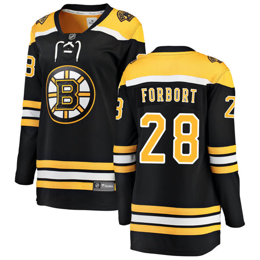 Derek Forbort Boston Bruins Fanatics Branded Women's Home Breakaway Jersey - Black