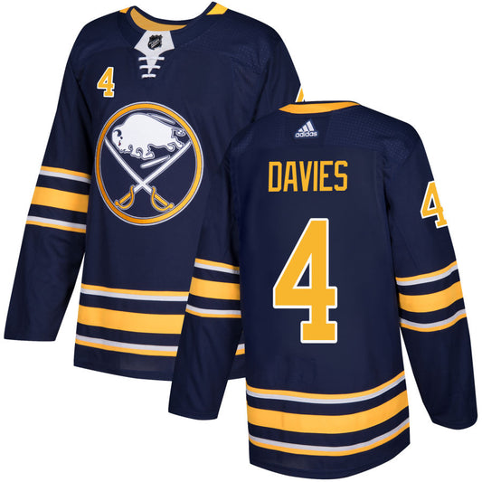 Jeremy Davies Buffalo Sabres adidas Authentic Jersey - Navy