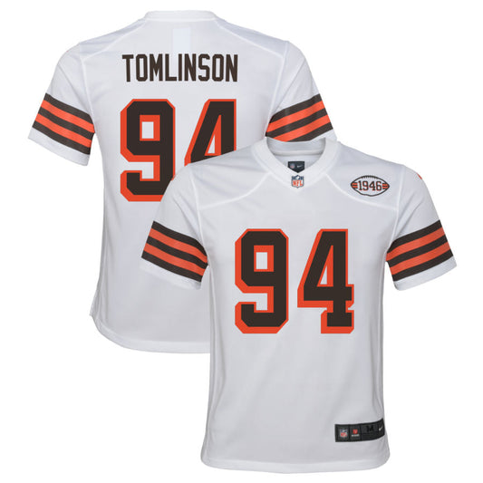 Dalvin Tomlinson Cleveland Browns Nike Youth Alternate Jersey - White