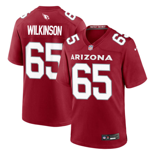 Elijah Wilkinson Arizona Cardinals Nike Game Jersey - Cardinal