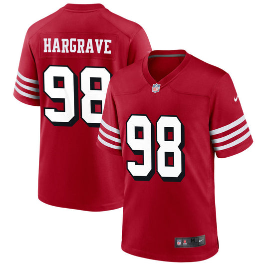 Javon Hargrave San Francisco 49ers Nike Alternate Game Jersey - Scarlet