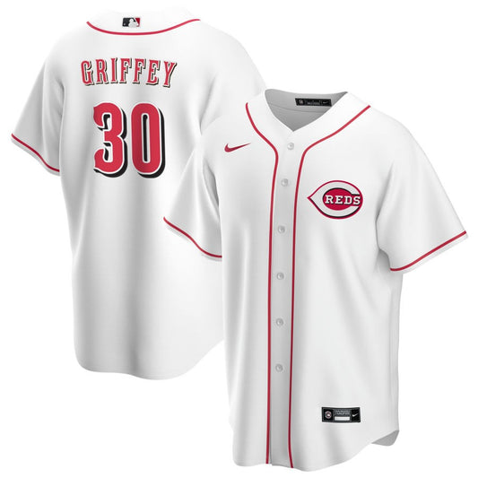Ken Griffey Sr. Cincinnati Reds Nike Home RetiredReplica Jersey - White