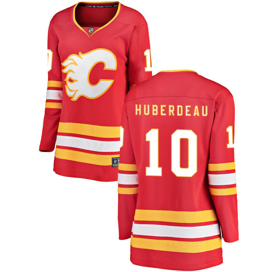 Jonathan Huberdeau Calgary Flames Fanatics Branded Women's Home Breakaway Jersey - Red