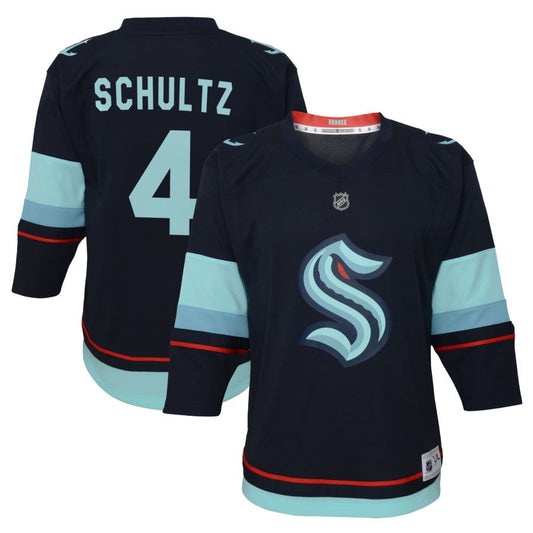 Justin Schultz Seattle Kraken Youth Home Replica Jersey - Navy