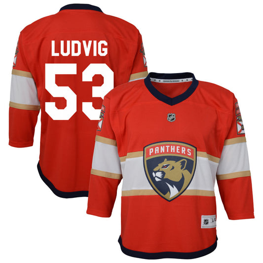 John Ludvig Florida Panthers Youth Home Replica Jersey - Red
