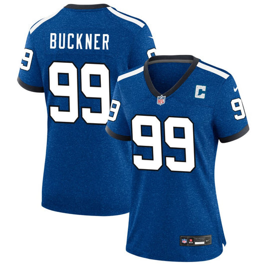 DeForest Buckner Indianapolis Colts Nike Women's Indiana Nights Alternate Game Jersey - Royal