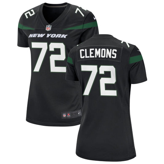 Micheal Clemons New York Jets Nike Women's Alternate Game Jersey - Stealth Black