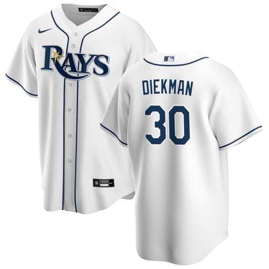 Jake Diekman Tampa Bay Rays Nike Youth Home Replica Jersey - White