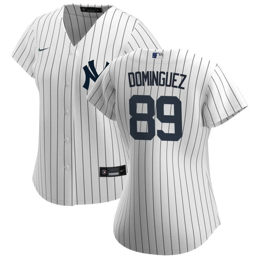 Jasson Dominguez New York Yankees Nike Women's Home Replica Jersey - White