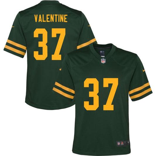 Carrington Valentine Green Bay Packers Nike Youth Alternate Jersey - Green