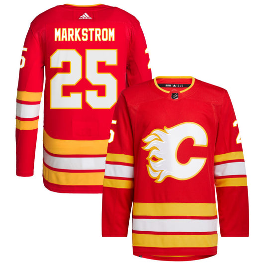 Jacob Markstrom Calgary Flames adidas 2020/21 Home Primegreen Authentic Pro Jersey - Red