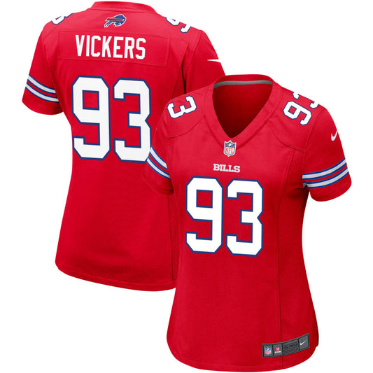 Kendal Vickers Buffalo Bills Nike Women's Alternate Game Jersey - Red