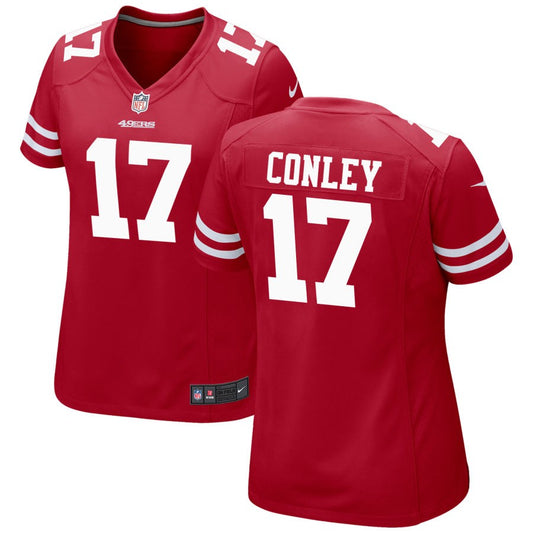 Chris Conley San Francisco 49ers Nike Women's Game Jersey - Scarlet